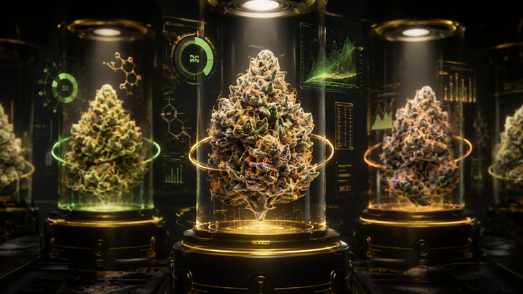 Top THC Strains Cannabis Analyse im Labor mit Messwerten