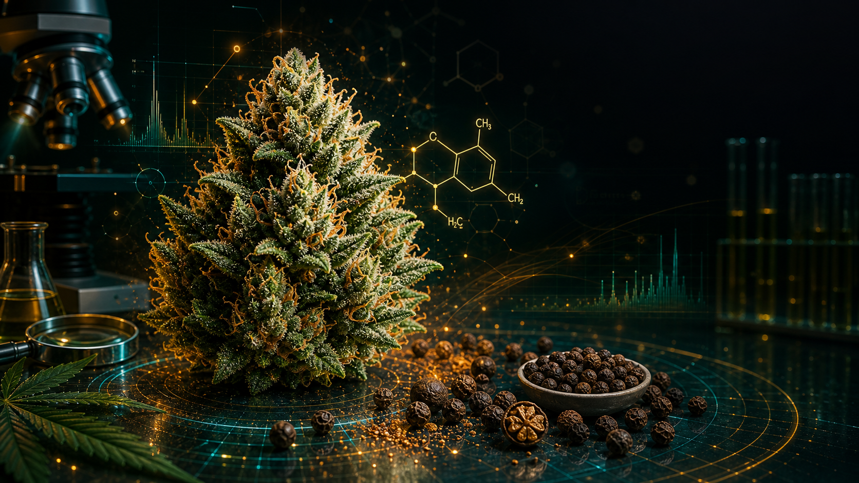 Top Caryophyllene Strains Cannabis Terpenprofil mit würzigen Aromawerten